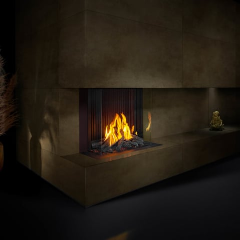 Barbas Gas Fire Panorama 70-70