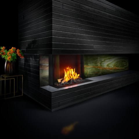 Barbas Gas Fire Panorama 90-70