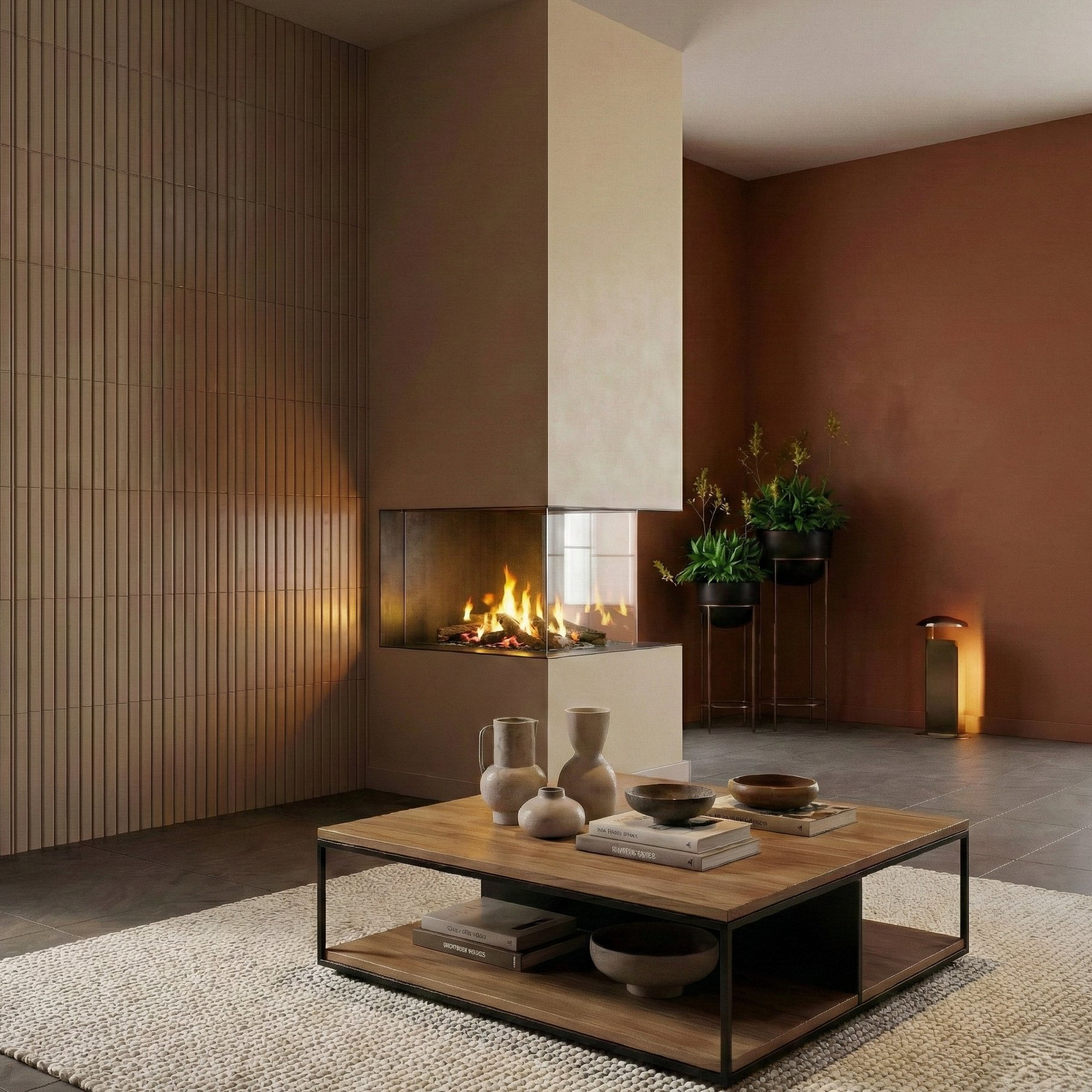 Elu-fire Room Divider Left/Right 75/45