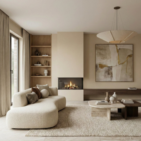 Elu-fire Slimline Three-Sided Medium